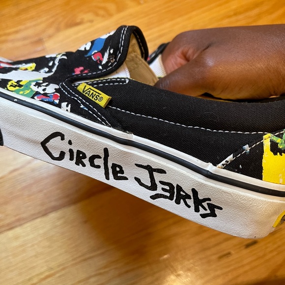 Circle Jerks Vans Slip Ons Size 5 - Picture 7 of 12